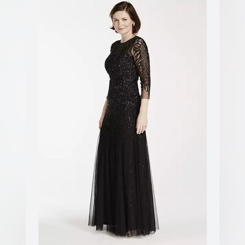 Adrianna Papell sequined gown